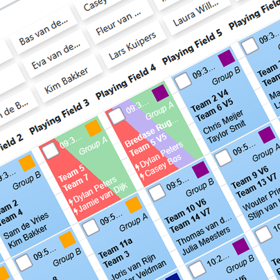Schiedsrichter bei Turnieren einteilen